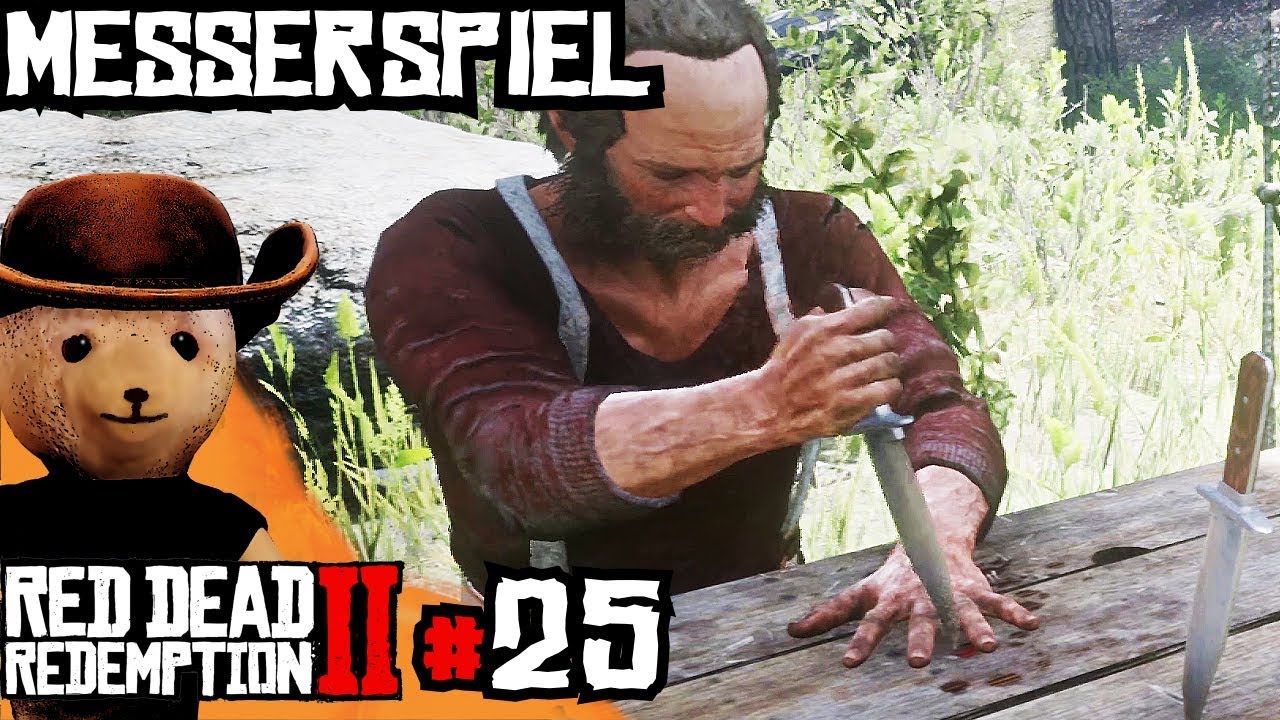 Red Dead Redemption 2 Deutsch Messer Spiel Gameplay PS4 Pro 4K RDR2 ...