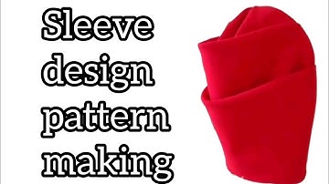 Sleeve design pattern making tutorial for sewing