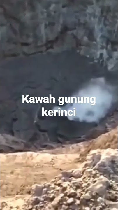 kawah gunung kerinci