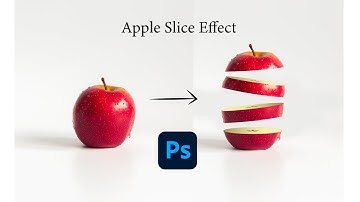 Apple Slice Effect In Photoshop | Photoshop Tutorial | Tutorial For Beginners.