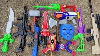Mencari Tembak Tembakan AK47, Spiderman Gun, Blaster Gun, Nerf Gun Spiderman Gun Sniper Avengers Gun