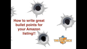 How to write great bullet points for your Amazon listings!