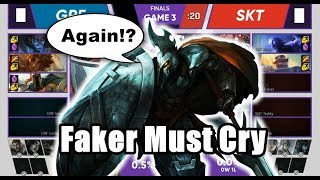 When Faker Cries - Grf Vs Skt Game 3 Highlights - 2019 Lck Spring Finals