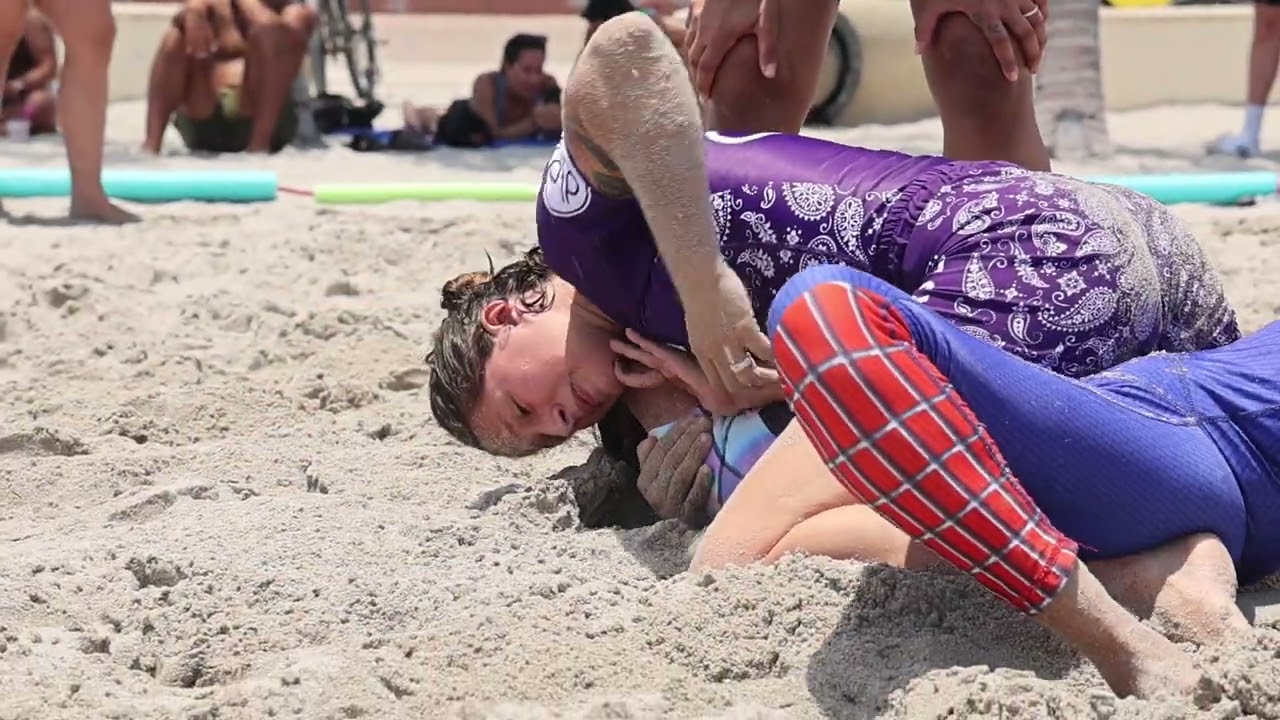 Sun. Sand. Submissions. Smiles.  Beach Jiu-Jitsu Submission Only