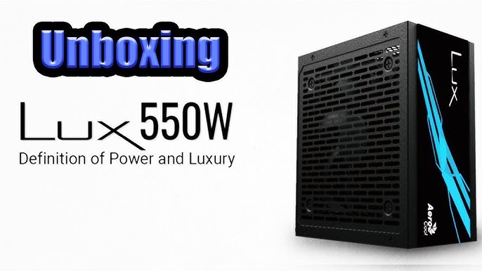 PSU Aerocool Lux 550w 80plus Bronze jdida