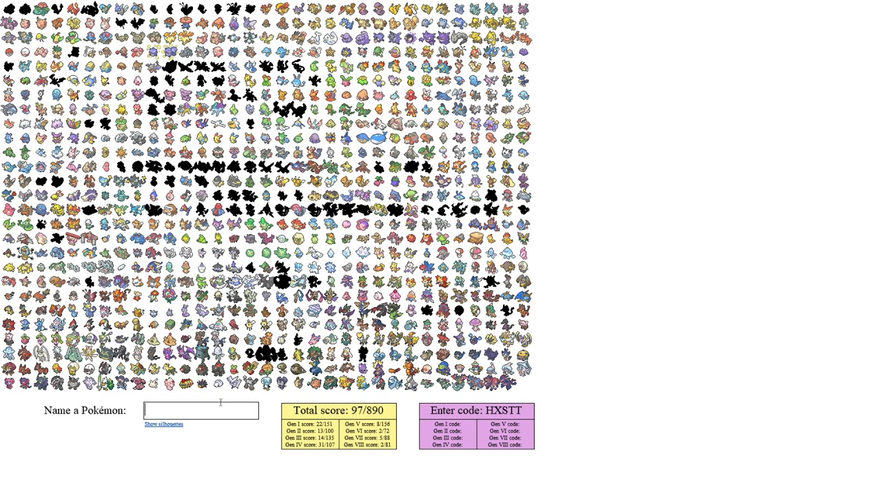 Pokemon list by name - All 890+ Pokemon through Gen 8