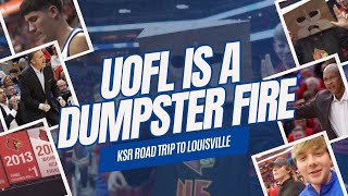 Kentucky fans took over the Yum! Center, Scenes from UofL dumpster fire