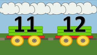 Count numbers - Preschool learning with the number train