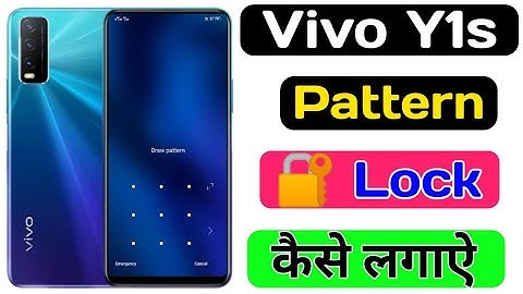 How To Add Pattern Lock 🔐 On Vivo Y1s || Vivo Y1s Pattern Lock 🔐 Setting || Vivo Y1s Pattern Lock 🔐