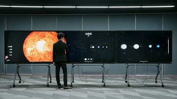 Designed for the ultra-wide classroom, H3C HeyBoard OS triple-screen creates an immersive experience