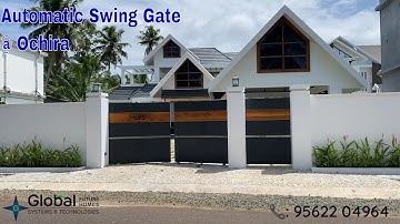 Automatic Swing Gate installed at Ochira, Alappuzha | Gate Automation in Kerala | 📞9562204964