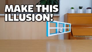 How to make the Ames Window Optical Illusion!