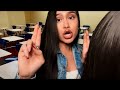 ASMR: Toxic Popular Girl In Class Plays in Your Hair (Shes MAD + confronts u) Hair Roleplay