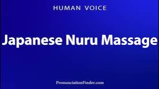 Cara Mengucapkan Pijat Nuru dalam Bahasa Jepang