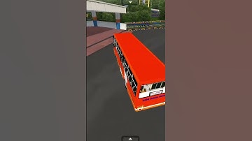 GSRTC bus game//GSRTC bs6 new bus orange livery// Ravi gaming GSRTC//#short #video #luxurybus #bus