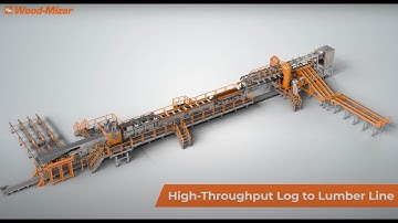 High-Throughput Log to Lumber Line | Wood-Mizer