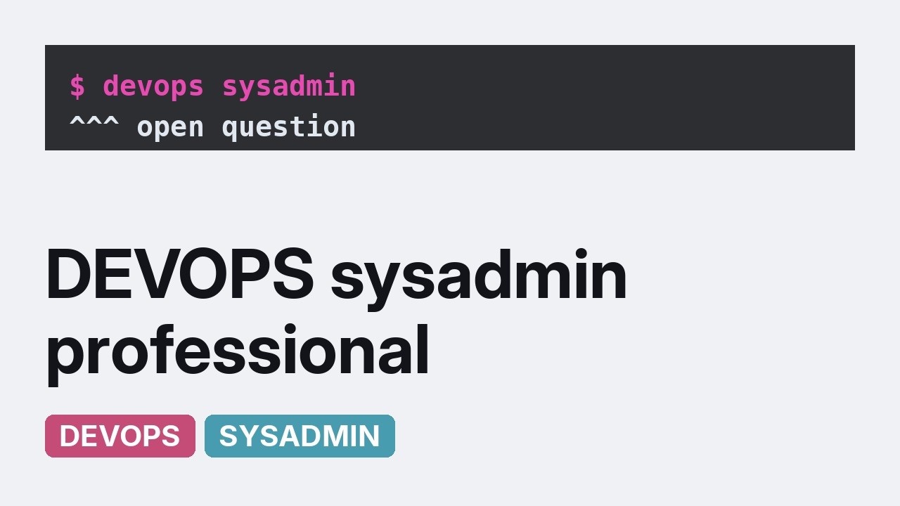 DevOps & SysAdmins: A name was started with an invalid character. Error ...