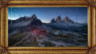 ÇERÇEVE TV  Soft Happy Music Dünyası  TABLO EKRAN KIRMIZI EV #tabloekran screenshot 2