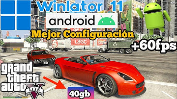 💥 GTA V LITE ANDROID 60fps Winlator 11 Emulador PC GAMA BAJA POCO RECURSOS Versión V13 OptiProjects