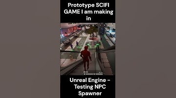 Making a SCIFI MMORPG - Testing NPC Spawner #startrek #starcitizen #scifi #sciencefiction #gaming