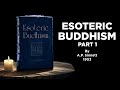 Esoteric Buddhism by A P Sinnett 1903 Full Audiobook Part 1
