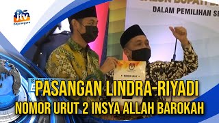 Pasangan Lindra - Riyadi, Nomor Urut 2 Insya Allah Barokah