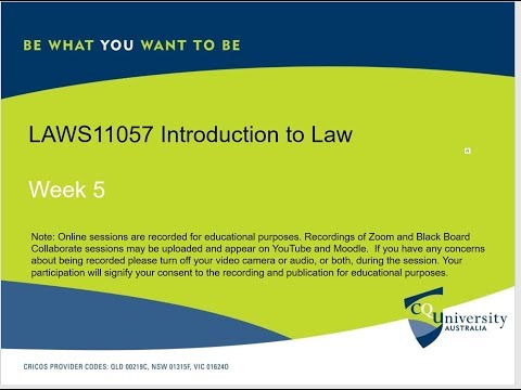 LAWS11057 Introduction to