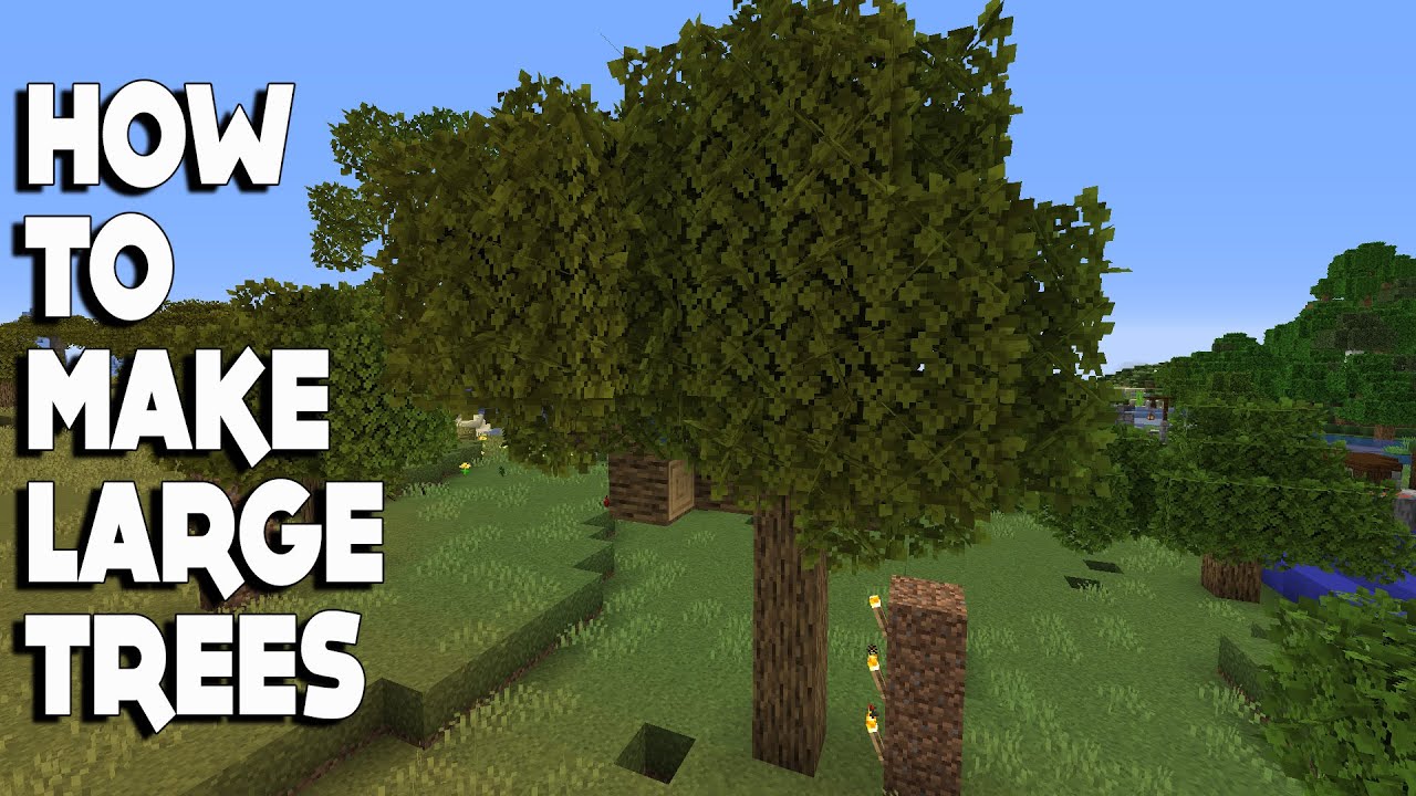 Minecraft #shorts :: How to Make LARGE OAK Trees in 12.126.12