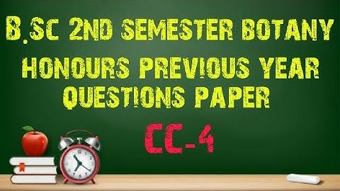 B.Sc 2nd semester botany honours previous year question paper #Calcutta #university #exm #1_2_learn