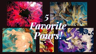 (625) Top 5 Favorite Acrylic Pours You Probably Haven&#39;t Seen!