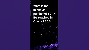 #database #cloud #oraclerac  #scan  #highavailability