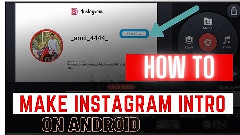 how to make instagram intro | instagram ka intro kaise banaye