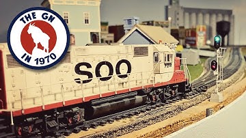 S02E09 - GN in 1970 - How a Digitrax BDL168, SE8C, JMRI & CATS together start signaling the railroad