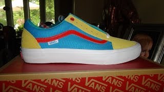 Vans X F Wang Yellowbluered Old Skool Pro