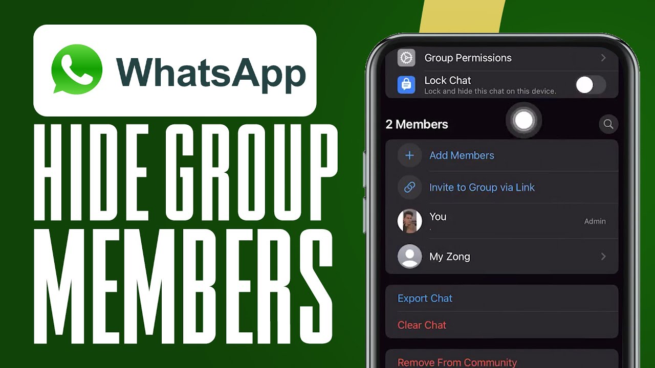 how-to-hide-whatsapp-group-members-in-chat-quick-tutorial-2024-youtube