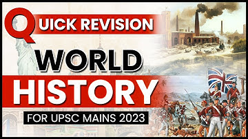 Revision of  World History for UPSC Mains 2023  | last Minute Revision  | OnlyIAS