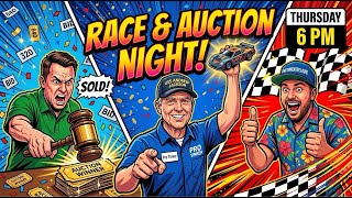 LIVE @ 6PM: The Great Slot Car Auction & Race Night Frenzy!