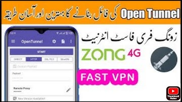 How to create open tunnel file with full methods