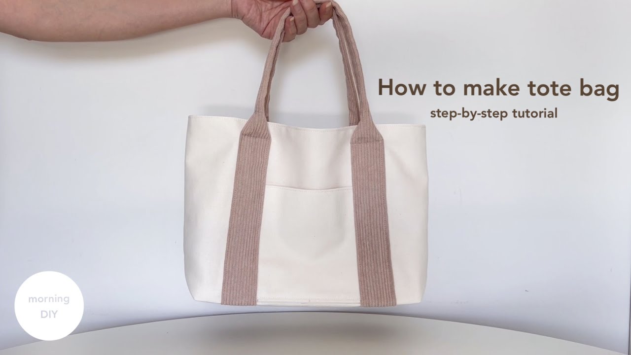 How to make Zipper Tote bag