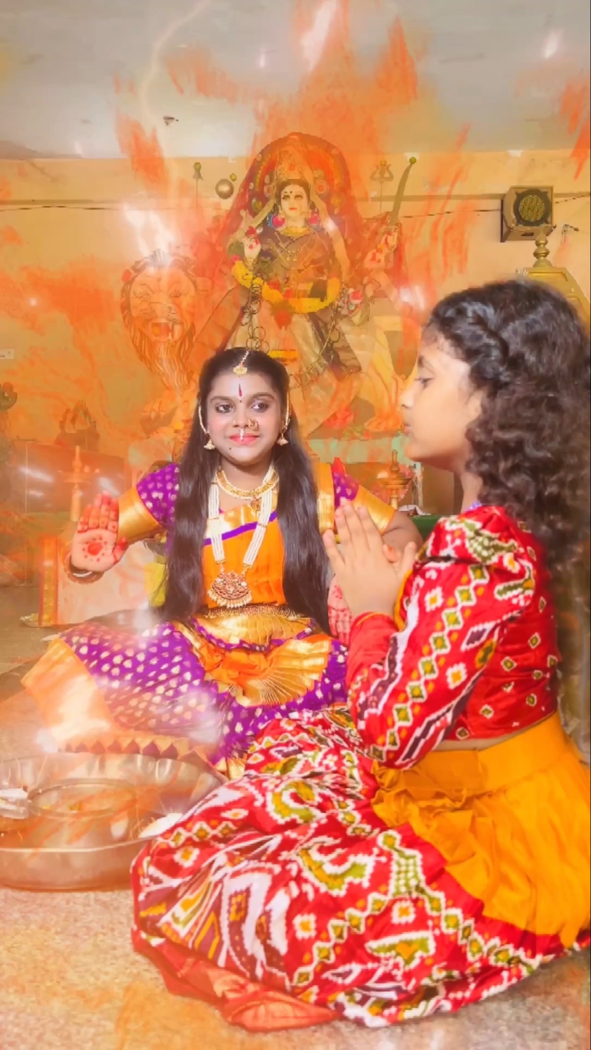 Jai Durga di???#shorts #durgamaa #trending #hindistories #hindisong #charanspy #jaibhavani