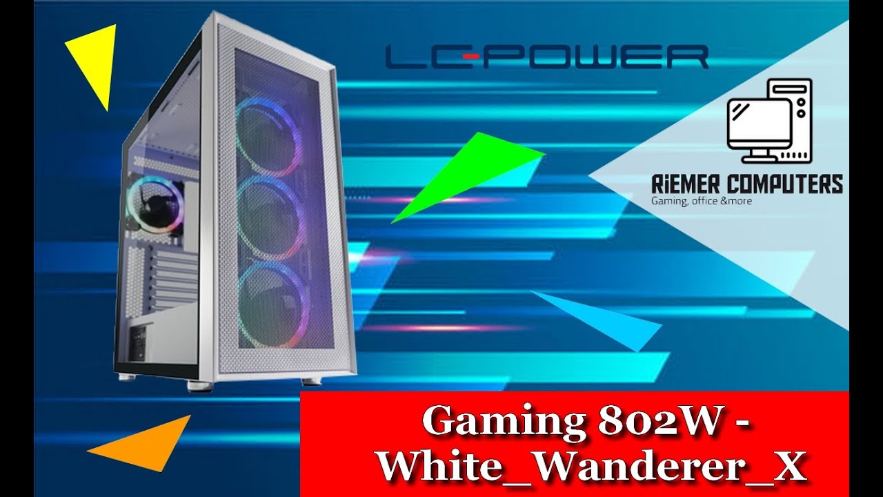 Boîtier Gamer LC-POWER Gaming 802B Black_Wanderer_X ATX Midi-Tour / Noir