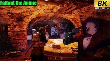 Fallout 4 the Anime Brotherhood ending part 6 Taking out the RailRoad (8k)