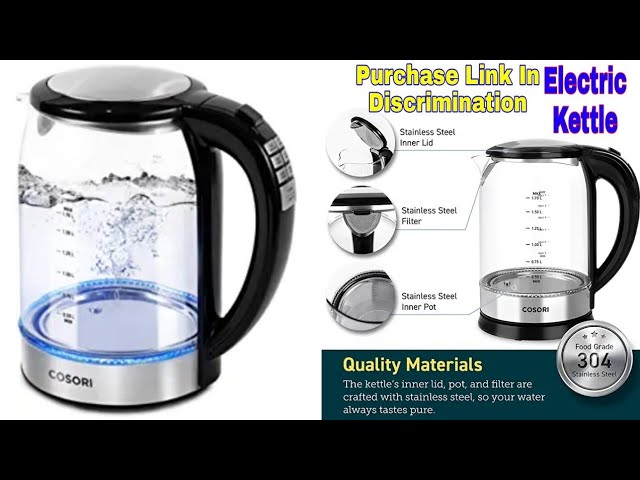 Ninja Precision Temperature Kettle 1.7 Liter KT200BL 1500W BPA Free  Stainless