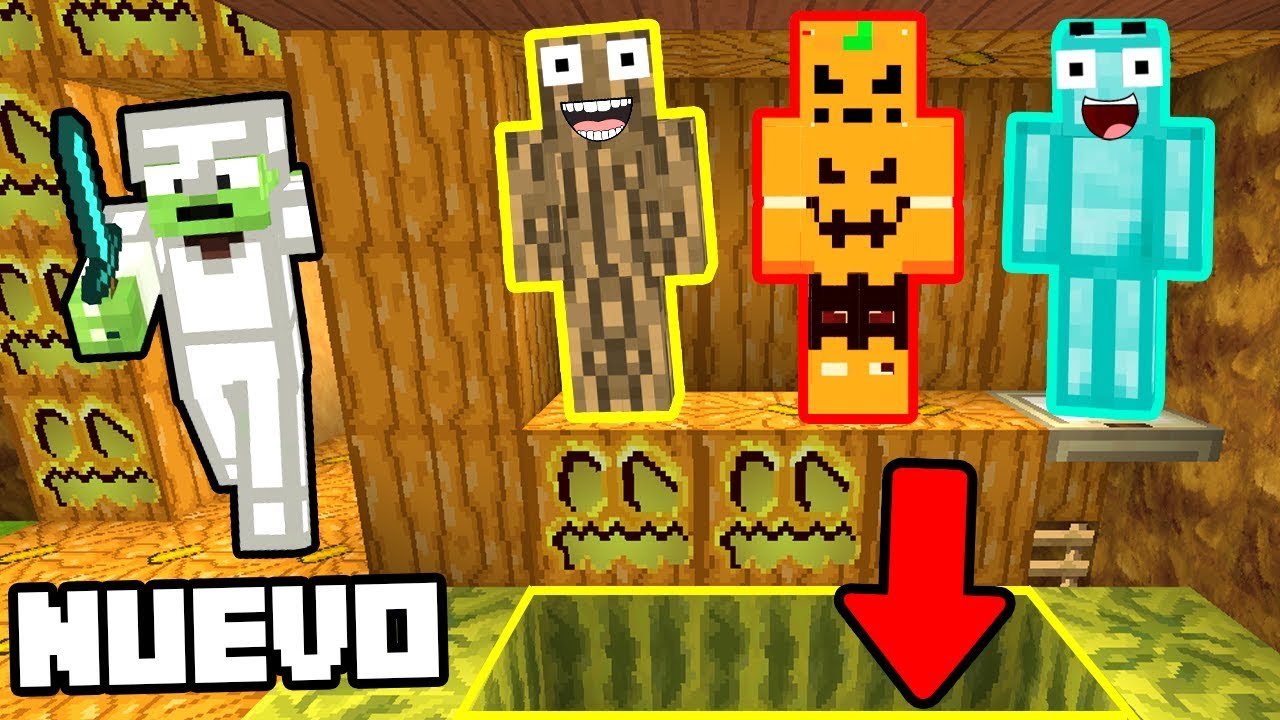 TROLLEANDO TODAS LAS SKIN SECRETAS 😂 ME HAGO PASAR POR CALABAZA EN EL MAPA 💎