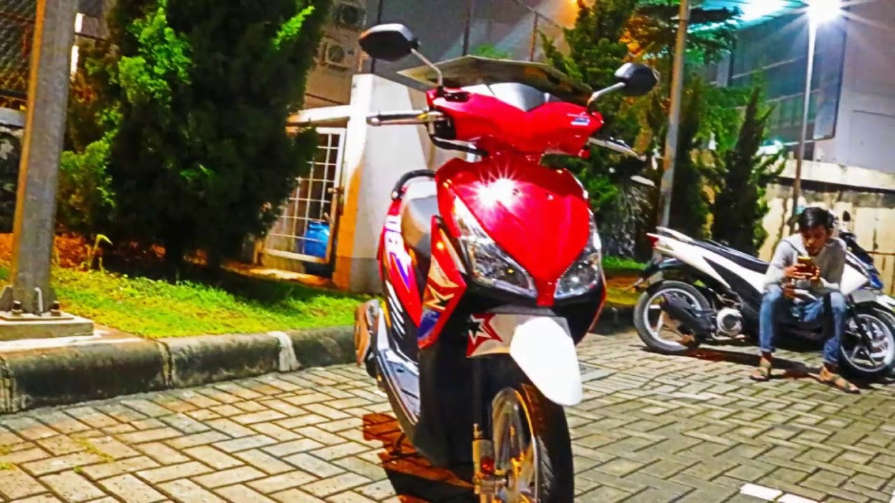 Honda Vario 110 Led Modifikasi Simple Mysuperred Youtube