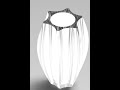 3DCAD【SOLIDWORKS】でバカラの花瓶
