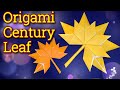 How2 Make Origami Century Leaf || Paper Autumn Maple Leaf || TANVEER RATUL