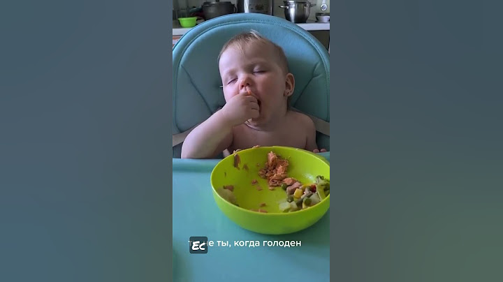 Sleeping Baby Eating