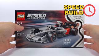 LEGO Speed Champions Audi Revolut F1® Team R26 Race Car LEGO Speed build