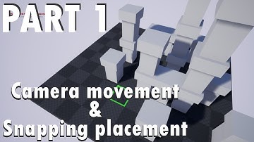 [PART 1] UE4 Camera movement with mouse and spawning actors on a snapping grid